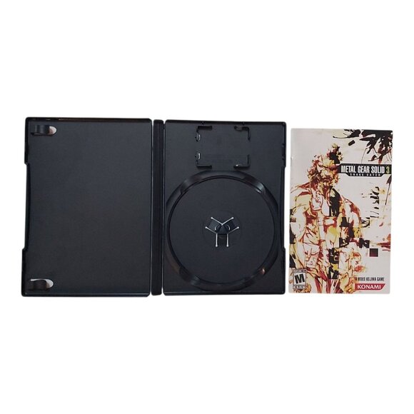 Metal Gear Solid 3 Snake Eater PS2 Case & Manual Only Complete Box No Disc - Picture 3 of 5